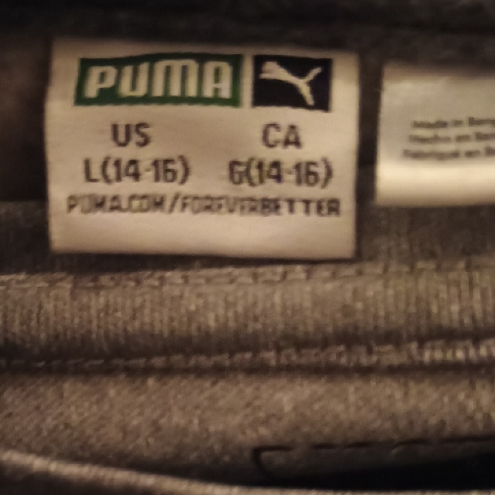 Puma Men's Zip-Up Gray Sweater - Picture 2 of 4